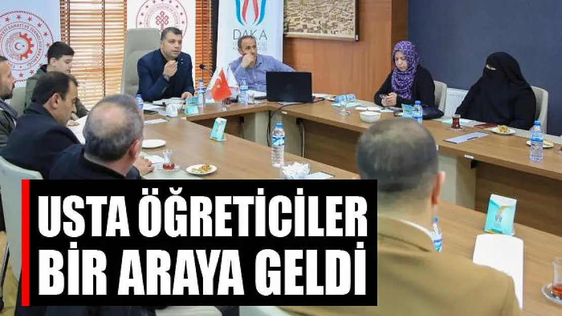 Van'da usta öğreticiler bir araya geldi