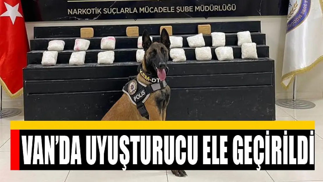 Van'da uyuşturucu ele geçirildi