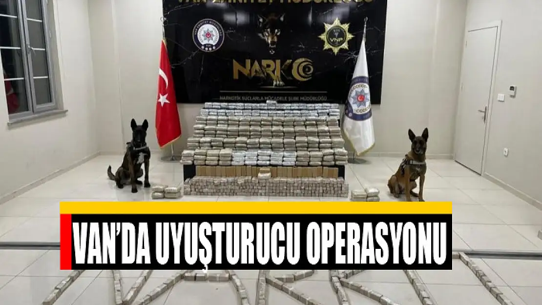 Van'da uyuşturucu operasyonu