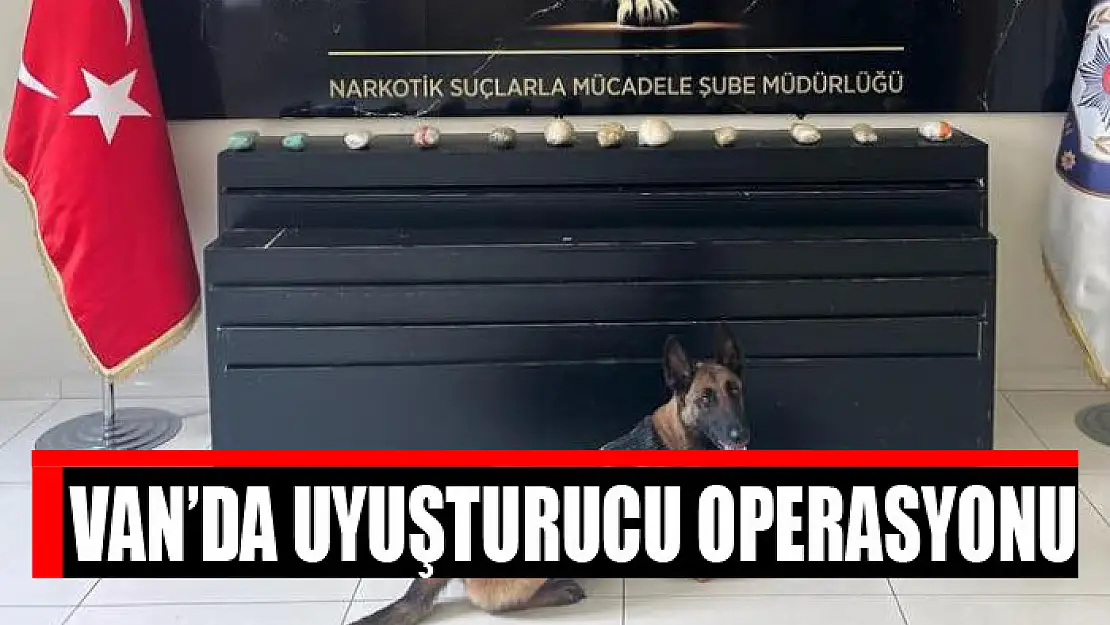 Van'da uyuşturucu operasyonu