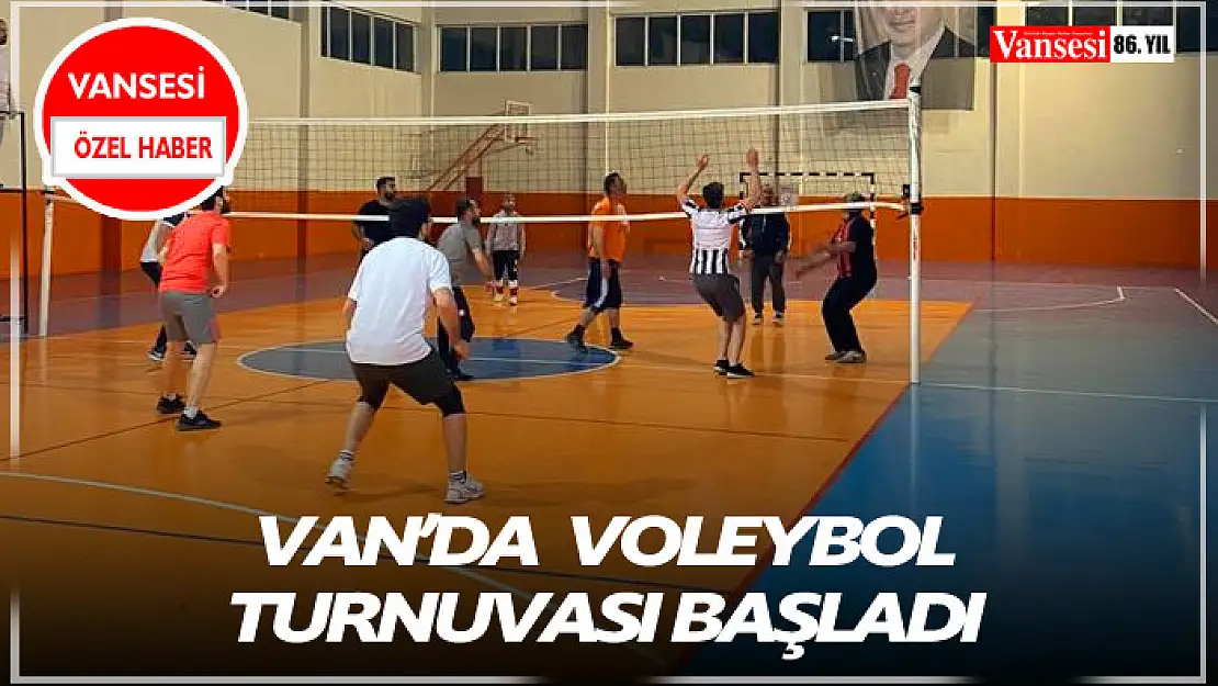 Van'da  Voleybol Turnuvası Başladı