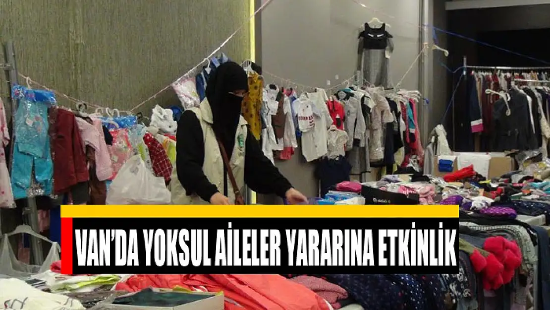 Van'da yoksul aileler yararına etkinlik