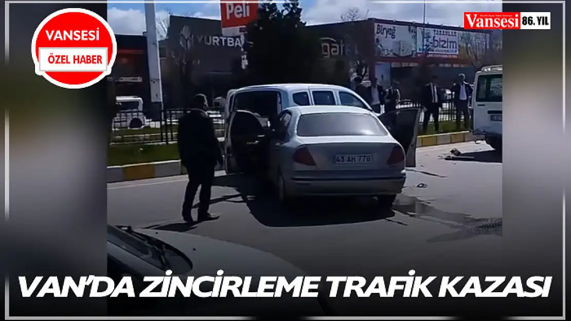 Van'da zincirleme trafik kazası 