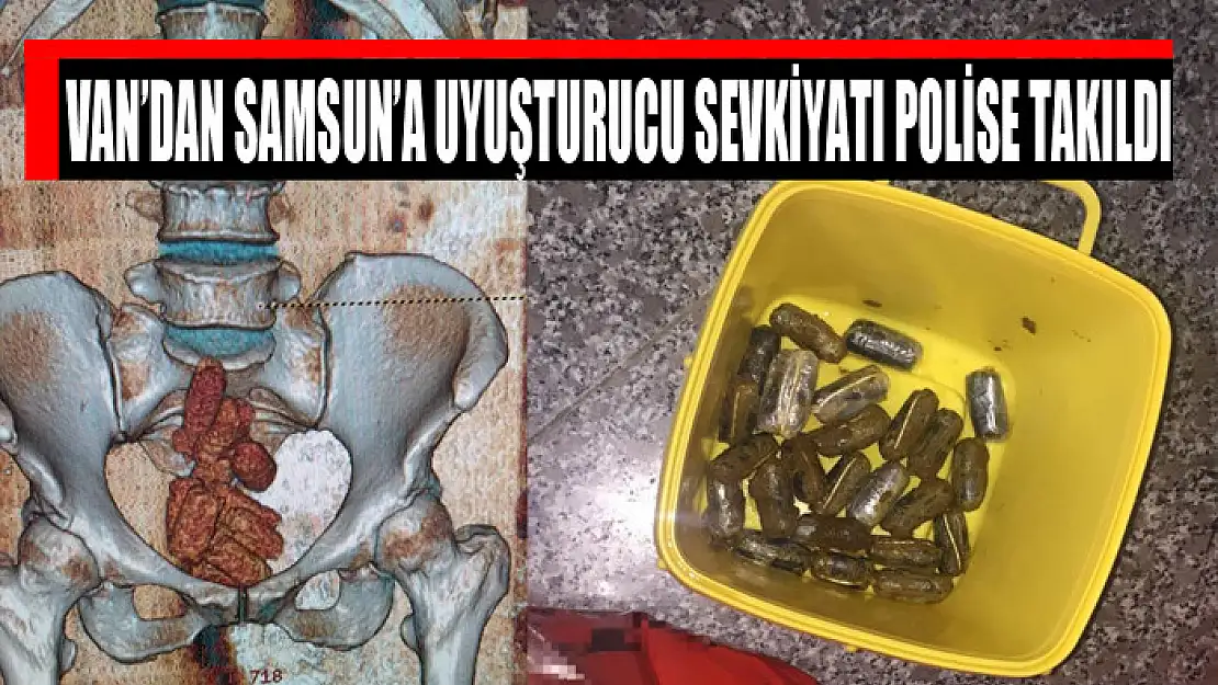 Van'dan Samsun'a uyuşturucu sevkiyatı polise takıldı