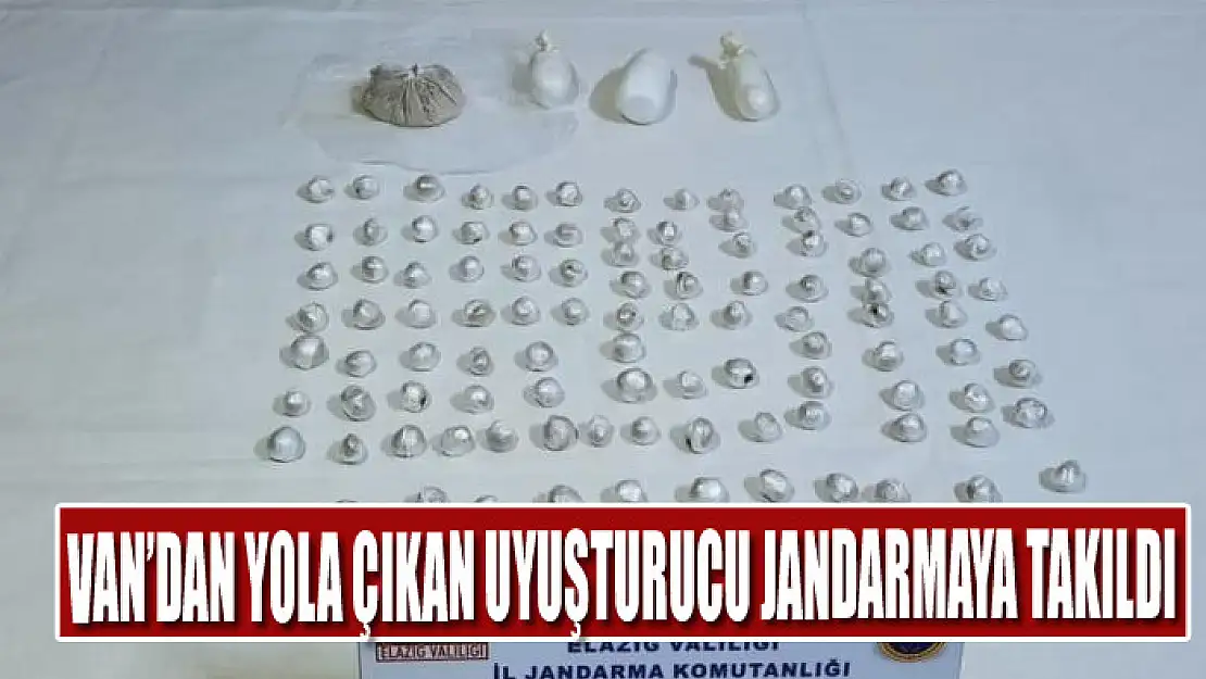 VAN'DAN YOLA ÇIKAN UYUŞTURUCU JANDARMAYA TAKILDI