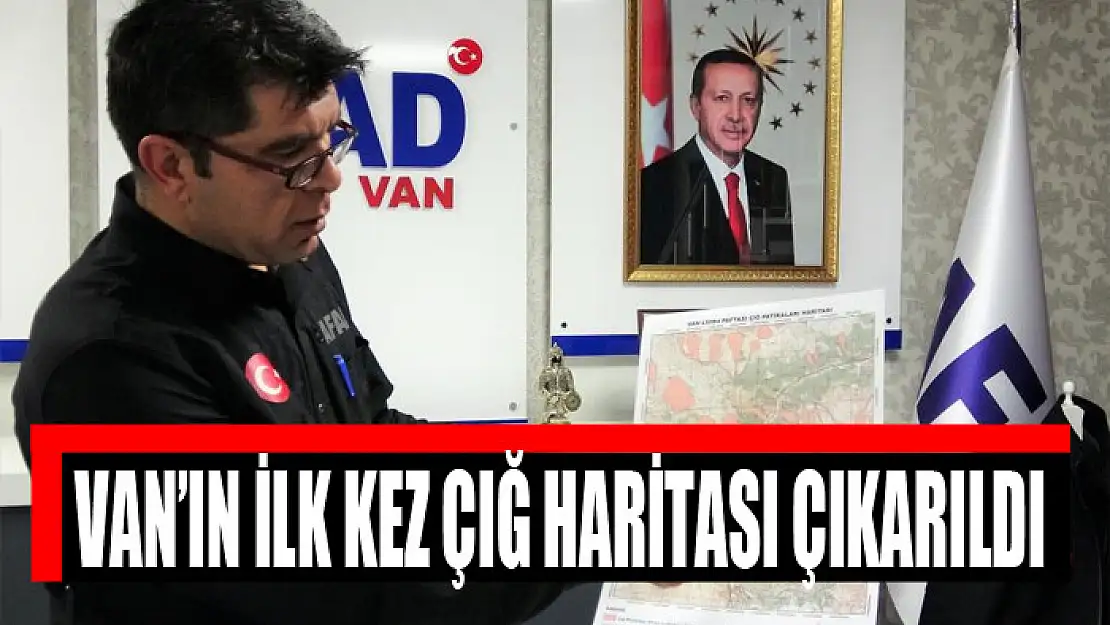 Van'ın ilk kez çığ haritası çıkarıldı