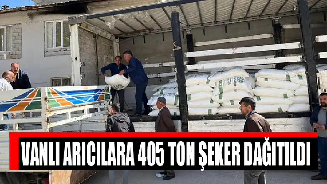 Vanlı arıcılara 405 ton şeker dağıtıldı