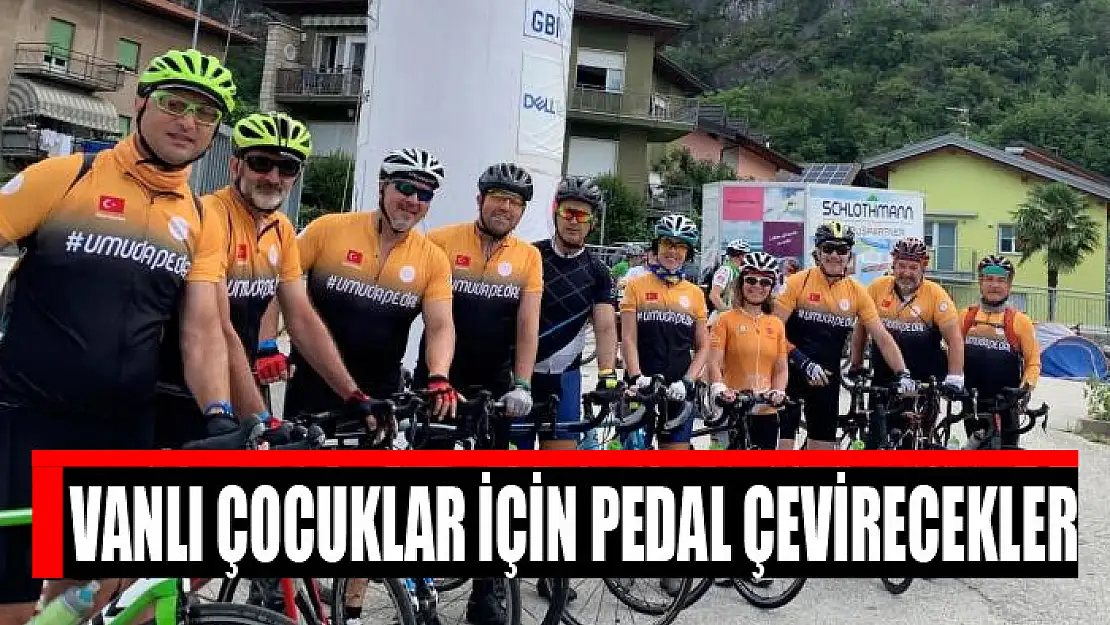 Vanlı çocuklar için pedal çevirecekler