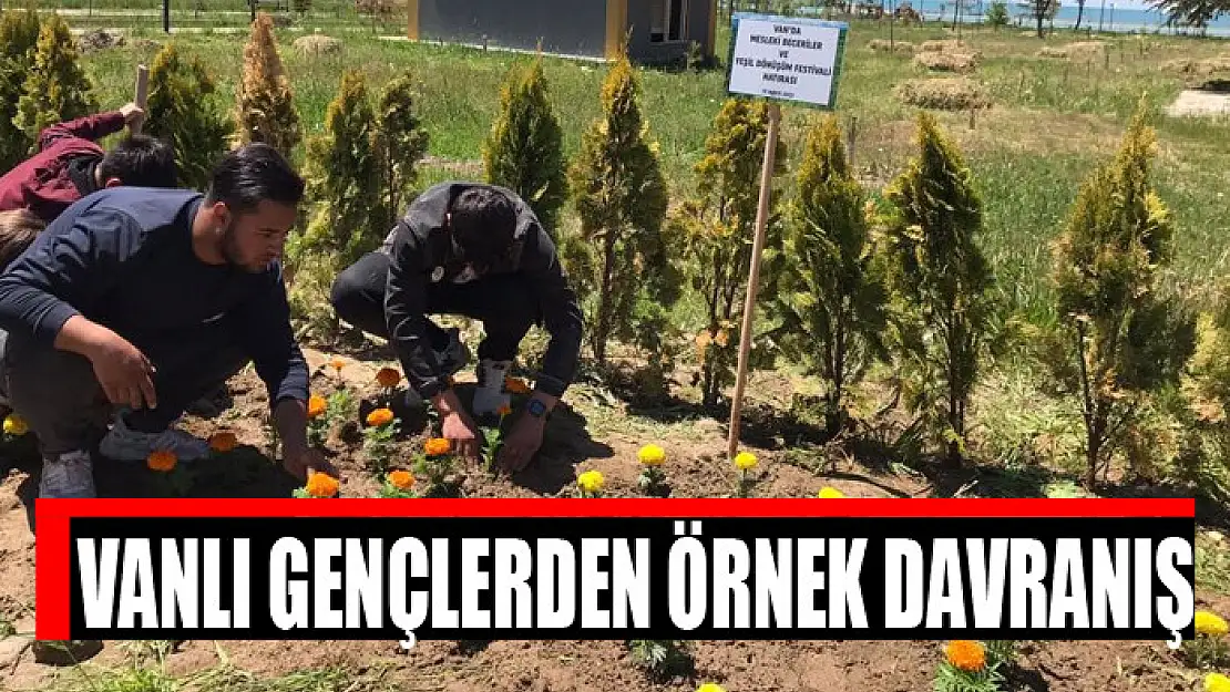 Vanlı gençlerden örnek davranış