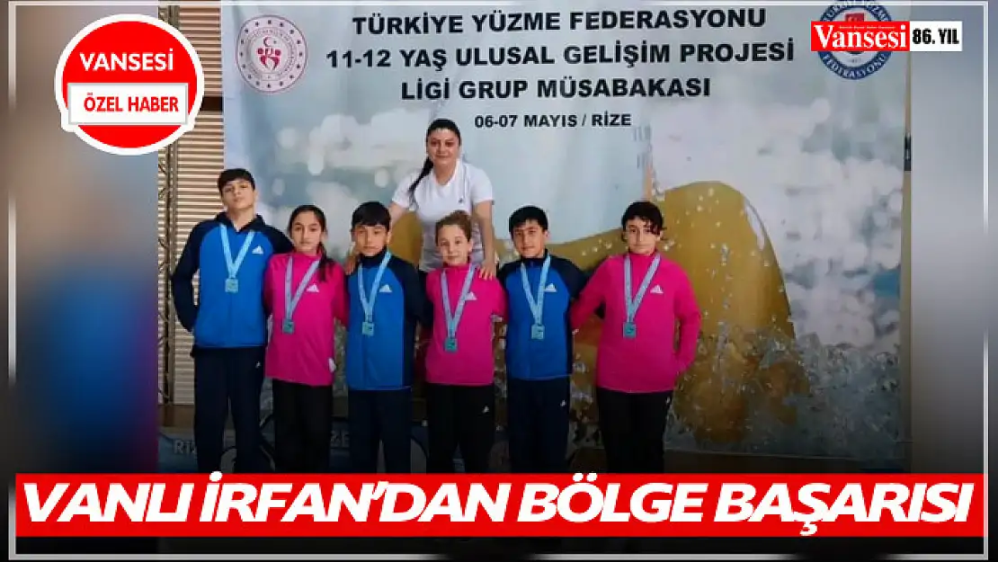 Vanlı İrfan'dan bölge başarısı