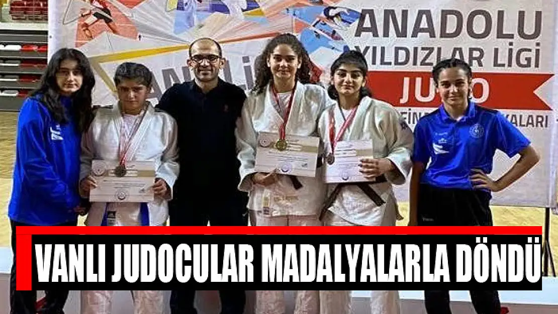 Vanlı judocular madalyalarla döndü