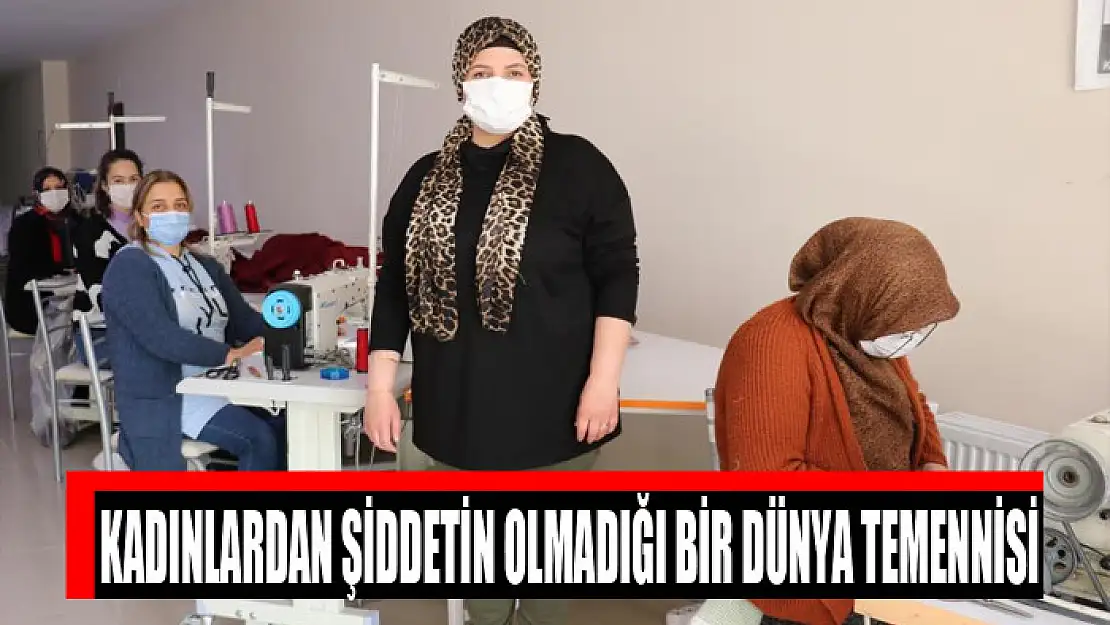 Vanlı kadınlardan şiddetin olmadığı bir dünya temennisi