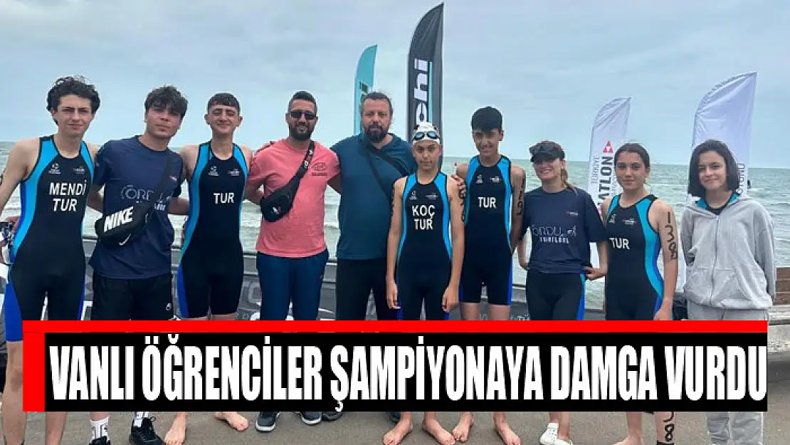 Vanlı öğrenciler şampiyonaya damga vurdu