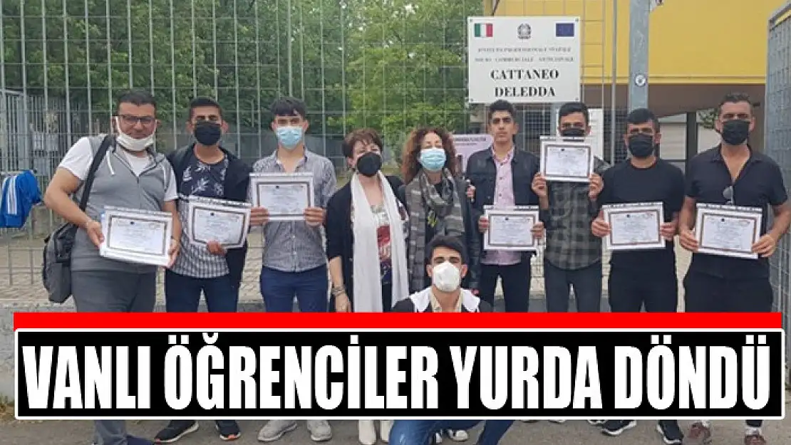 Vanlı öğrenciler yurda döndü