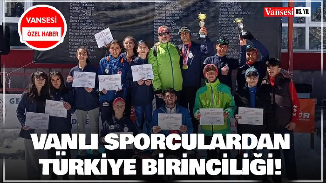 Vanlı Sporculardan Türkiye Birinciliği