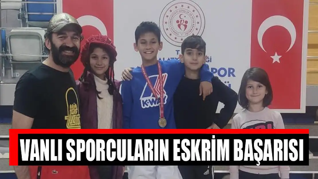 Vanlı sporcuların eskrim başarısı