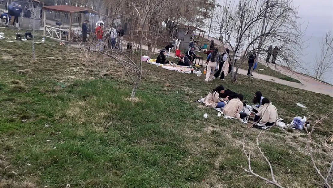 Vanlılar bayramda piknik alanlarına akın etti