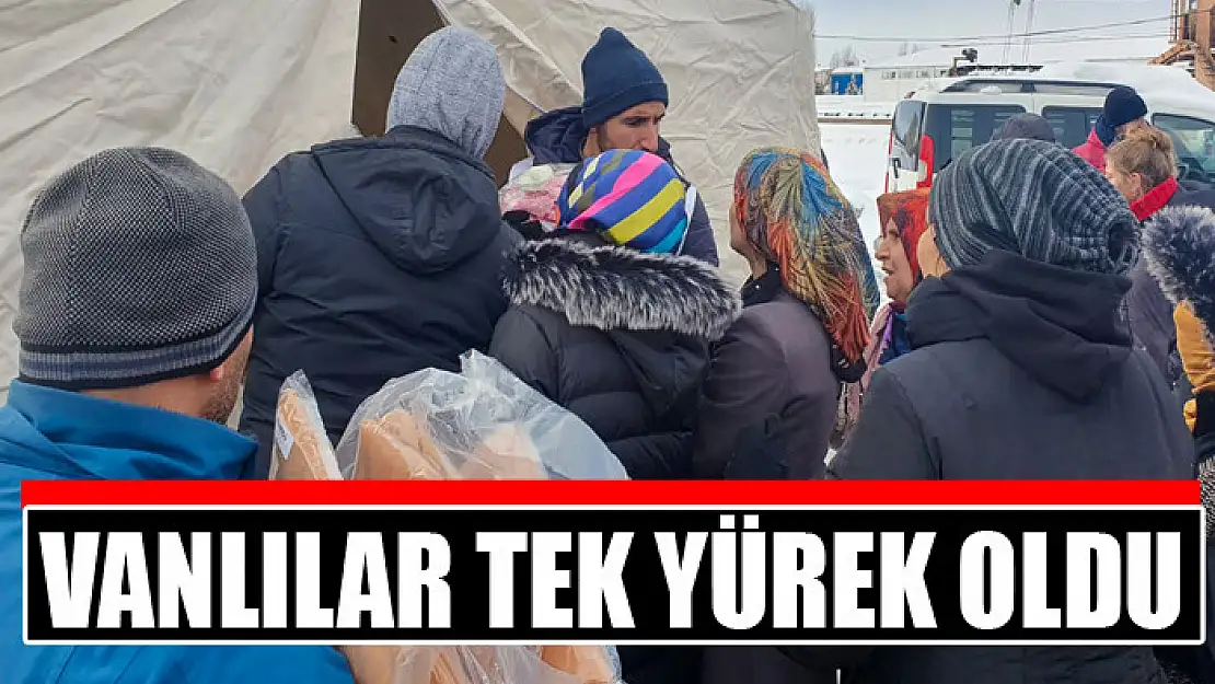 VANLILAR TEK YÜREK OLDU