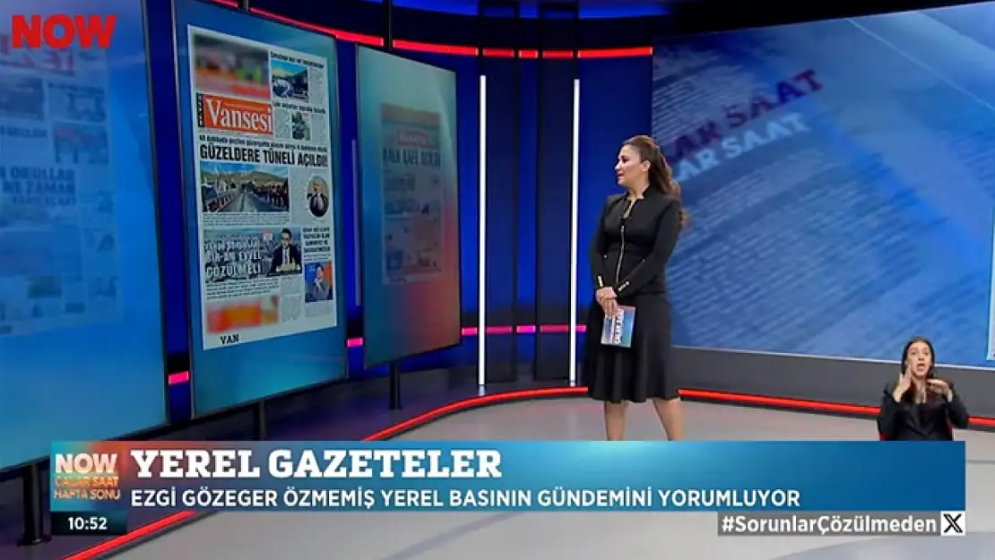 Vansesi Gazetesi NOW TV'de