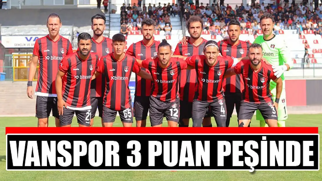 Vanspor 3 puan peşinde