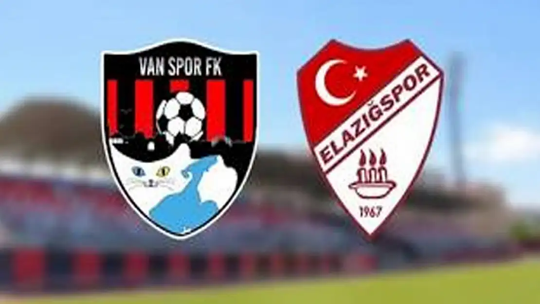 Vanspor, Elazığspor maçının ilk onbirleri belli oldu