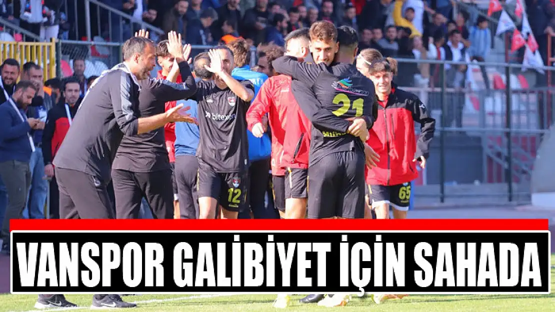 Vanspor galibiyet için sahada