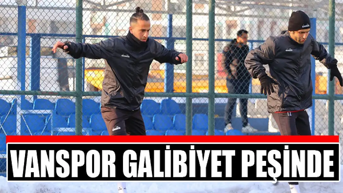 Vanspor galibiyet peşinde