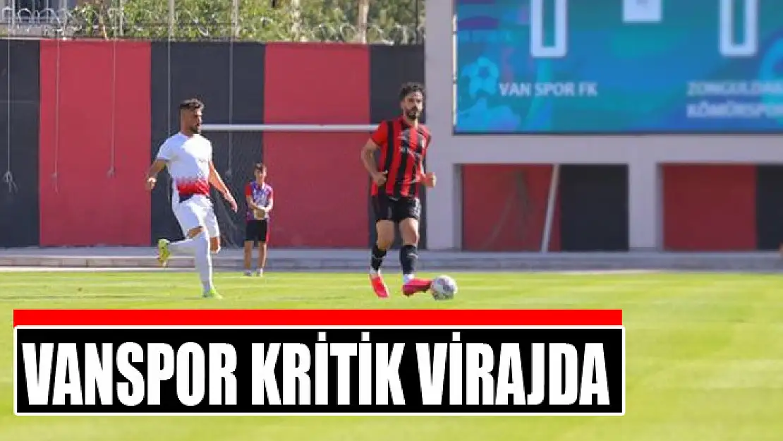 Vanspor kritik virajda