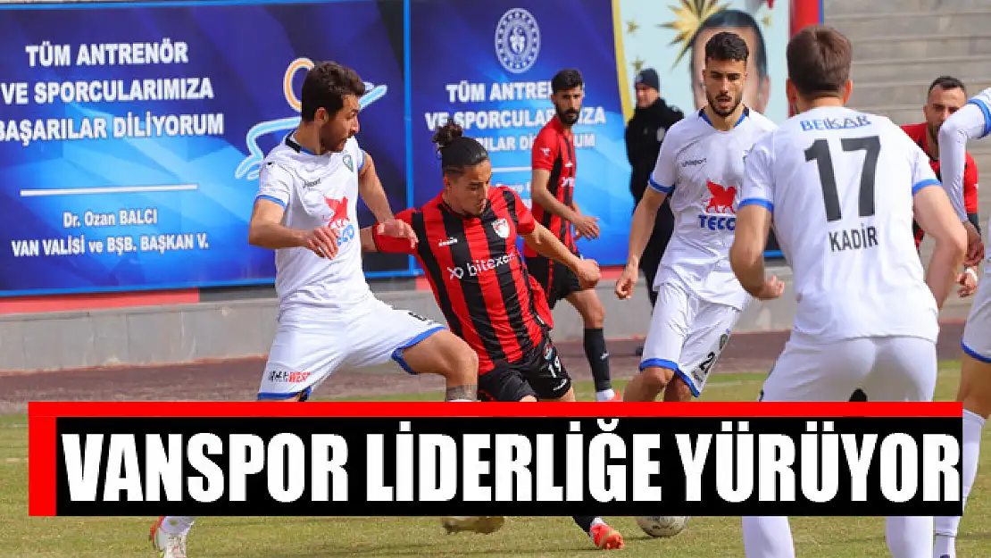 VANSPOR LİDERLİĞE YÜRÜYOR