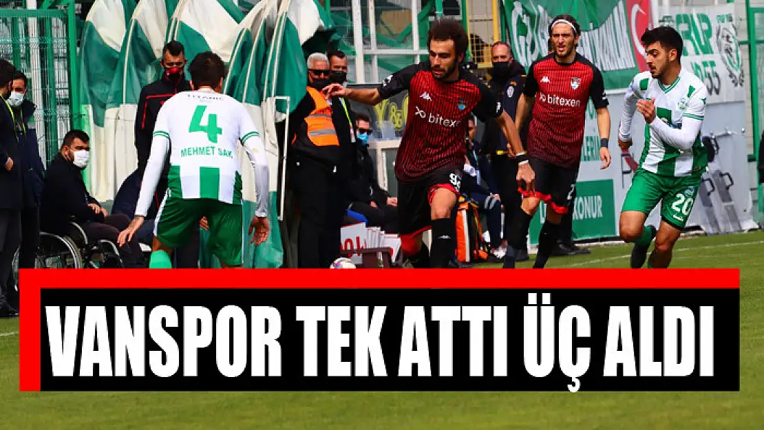 VANSPOR TEK ATTI ÜÇ ALDI