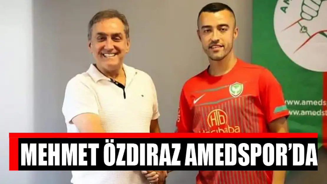 Vanspor'un eski futbolcusu Mehmet Özdıraz Amedspor'da