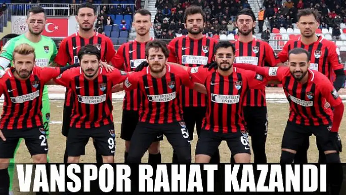 VANSPOR RAHAT KAZANDI