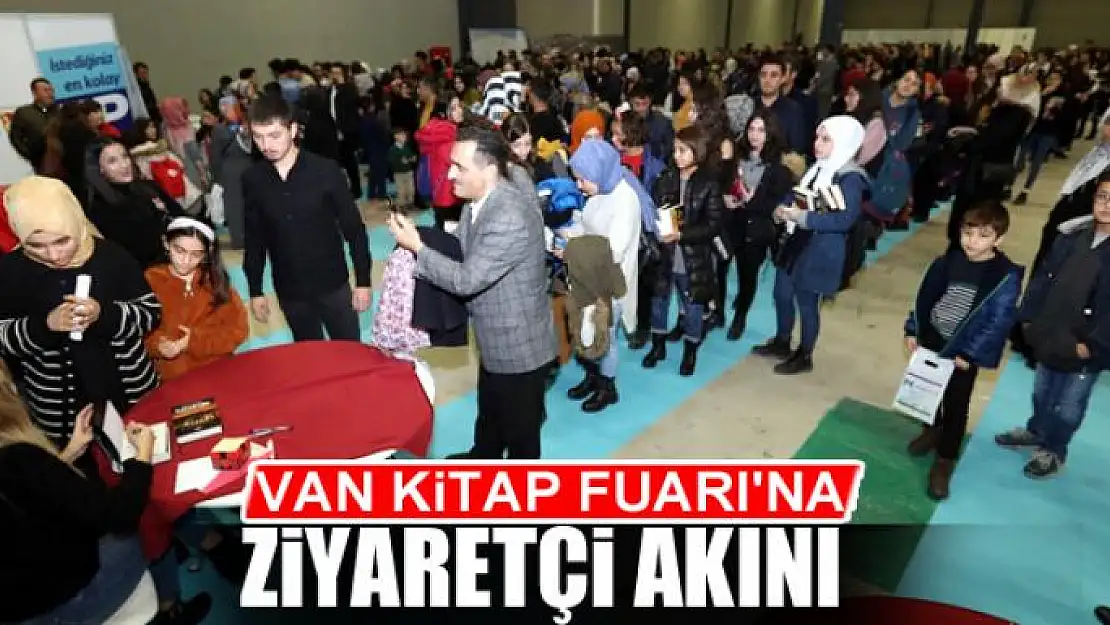 Van Kitap Fuarı'na ziyaretçi akını