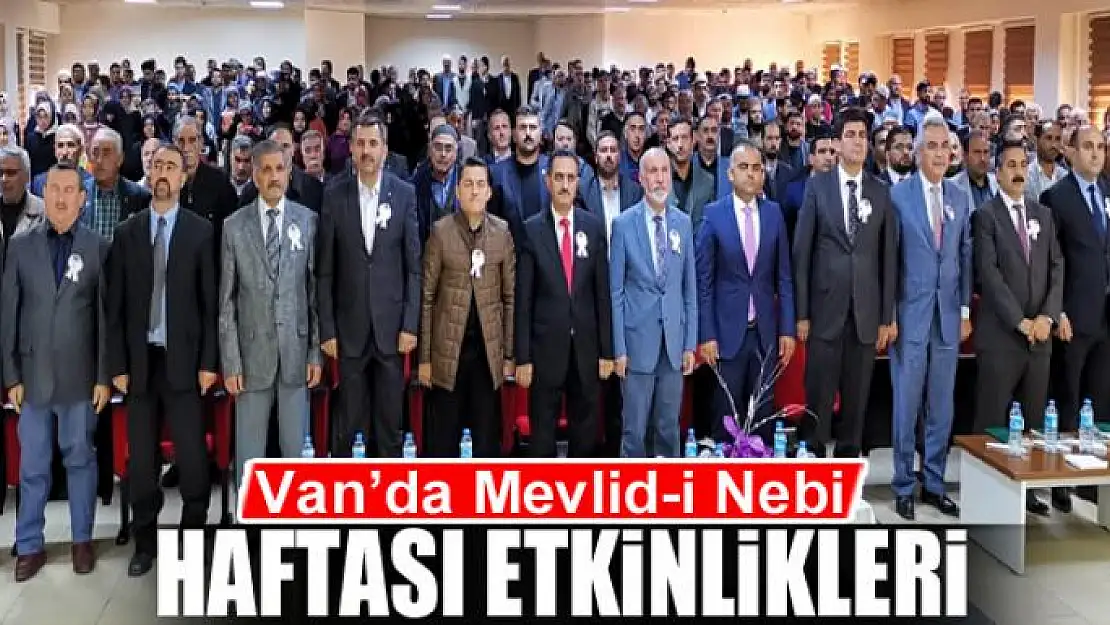 Van'da Mevlid-i Nebi Haftası etkinlikleri