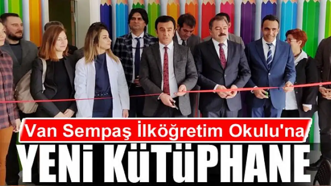 Van Sempaş İlköğretim Okulu'na kütüphane