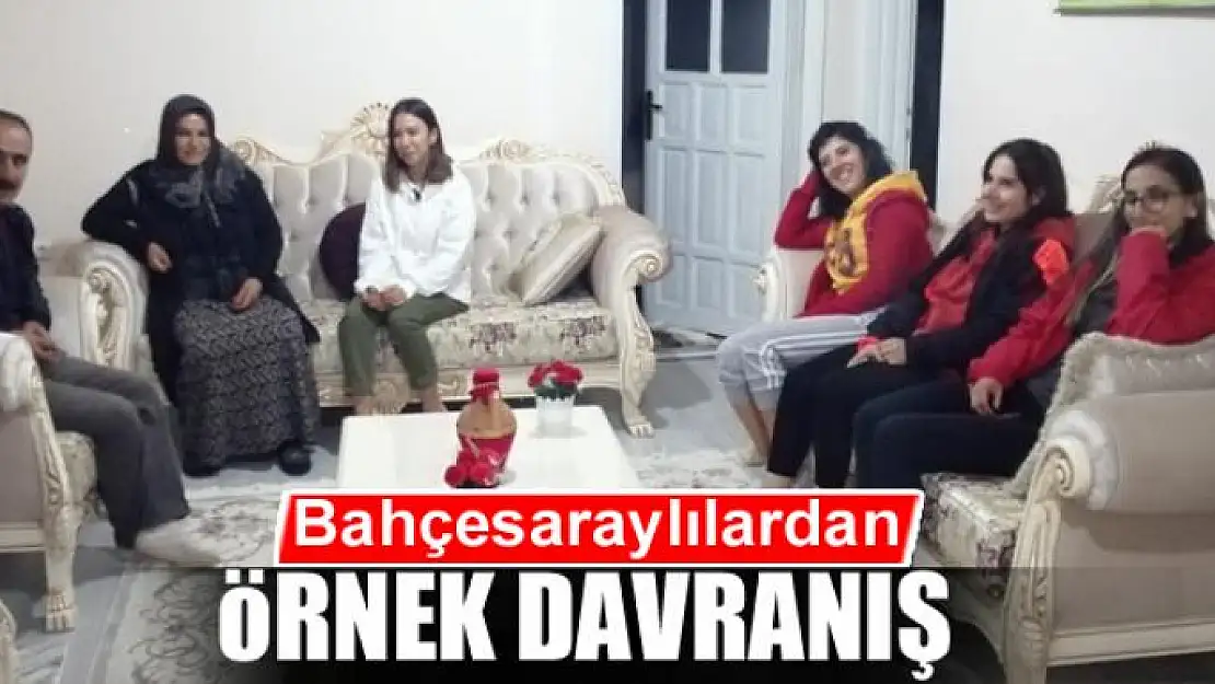 Bahçesaraylılardan örnek davranış