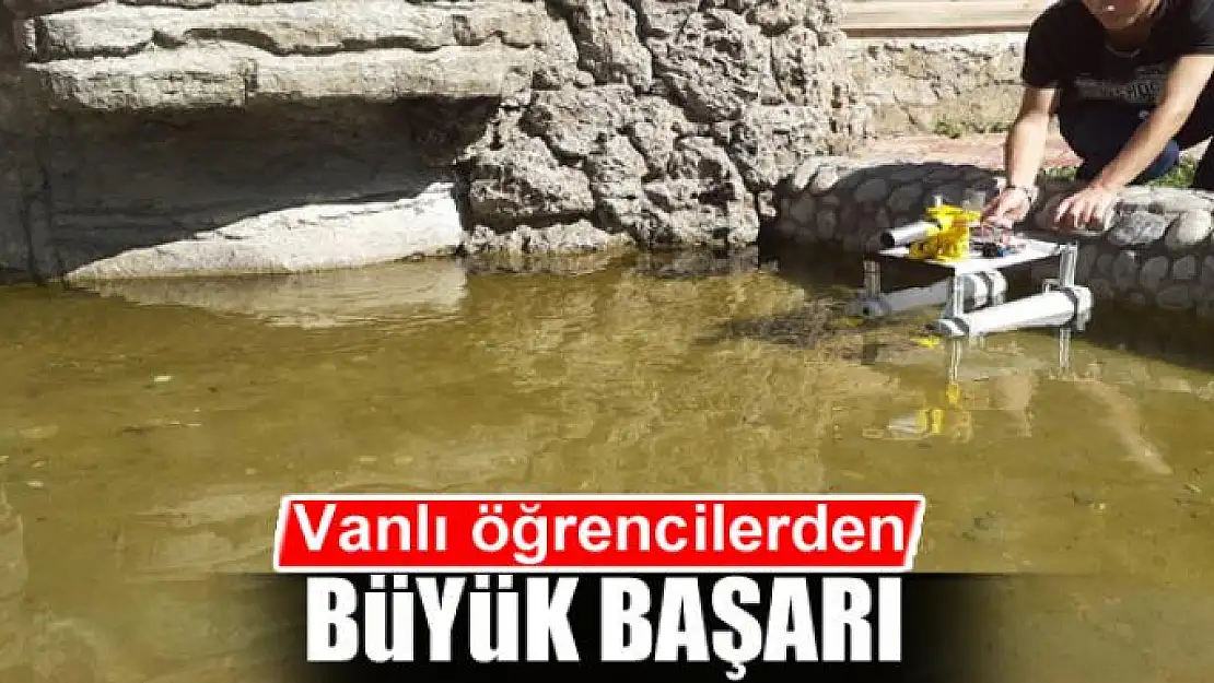 Vanlı öğrencilerden büyük başarı