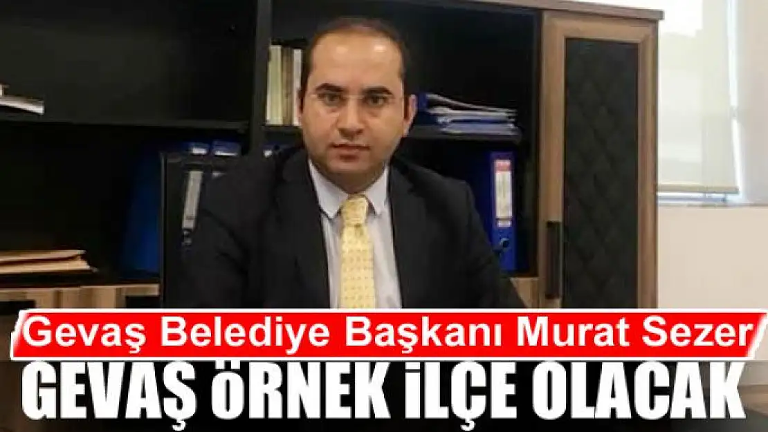 GEVAŞ ÖRNEK İLÇE OLACAK