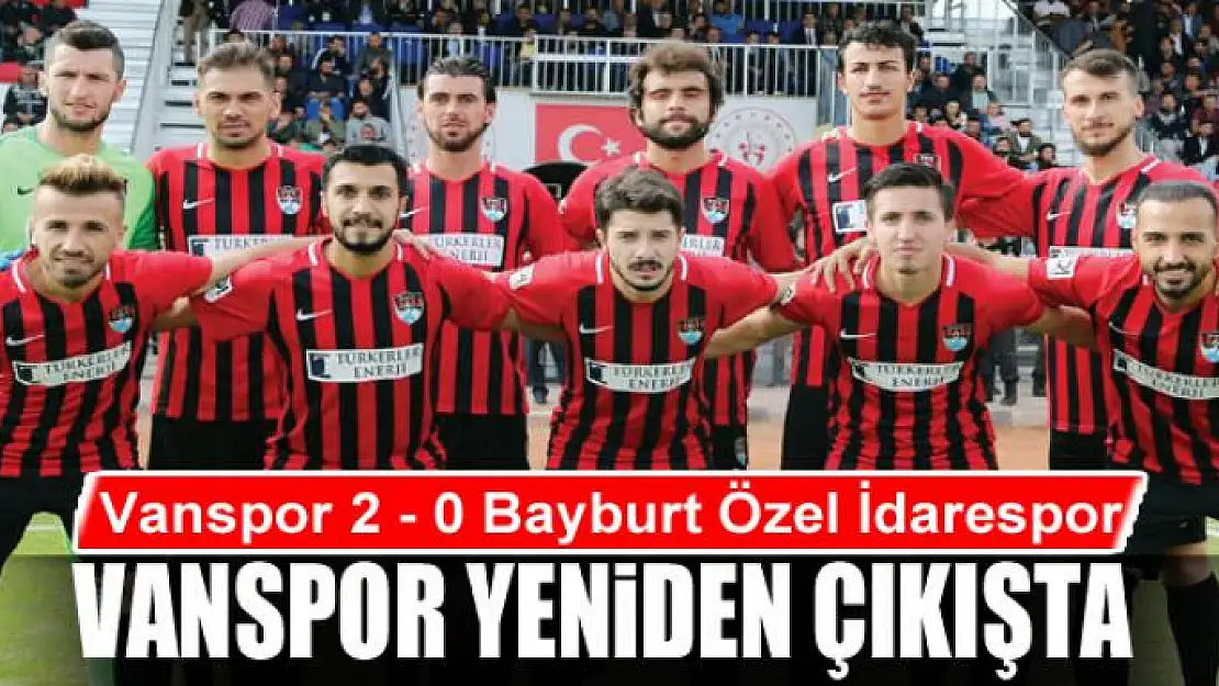 VANSPOR YENİDEN ÇIKIŞTA