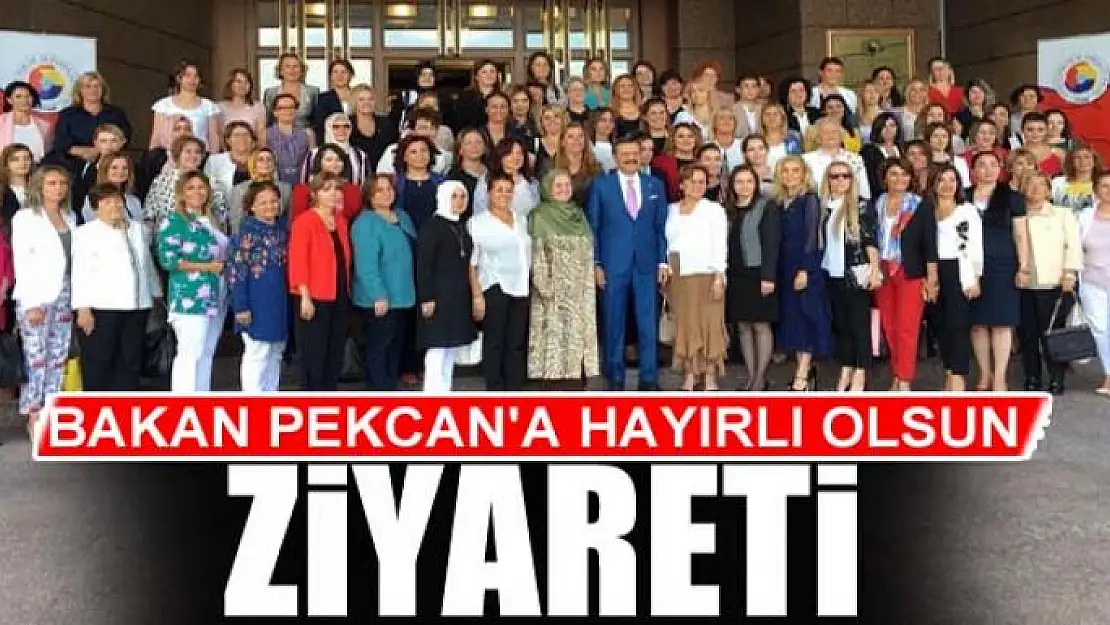 BAKAN PEKCAN'A HAYIRLI OLSUN ZİYARETİ