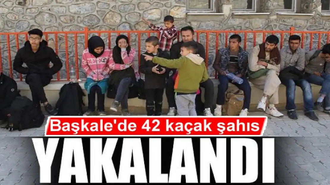 Başkale 'de 42 kaçak göçmen yakalandı