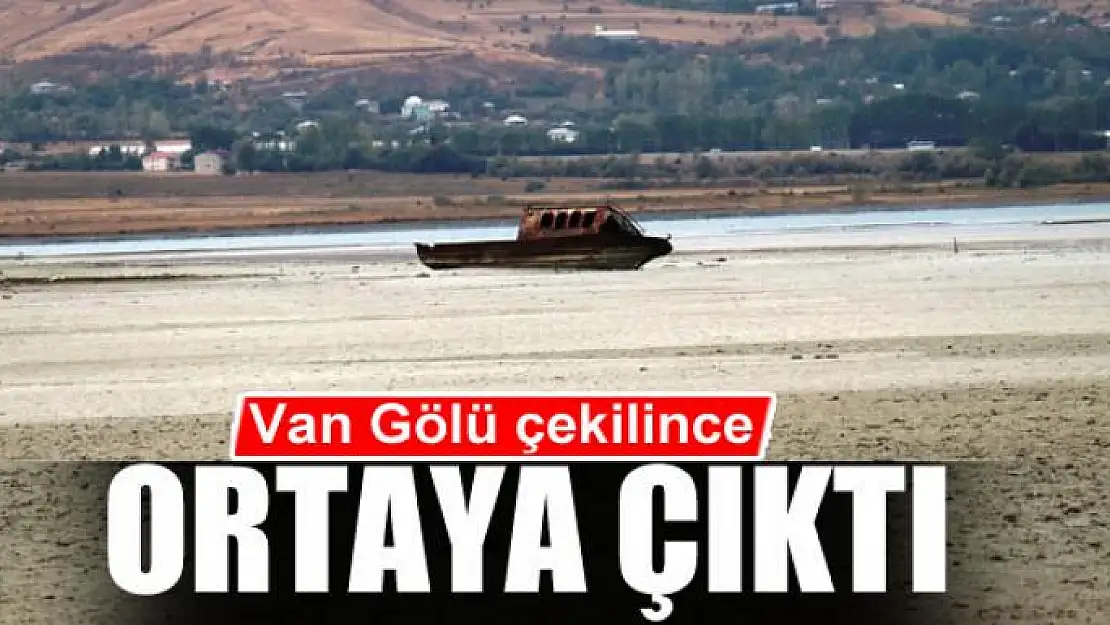 Van Gölü çekilince ortaya çıktı