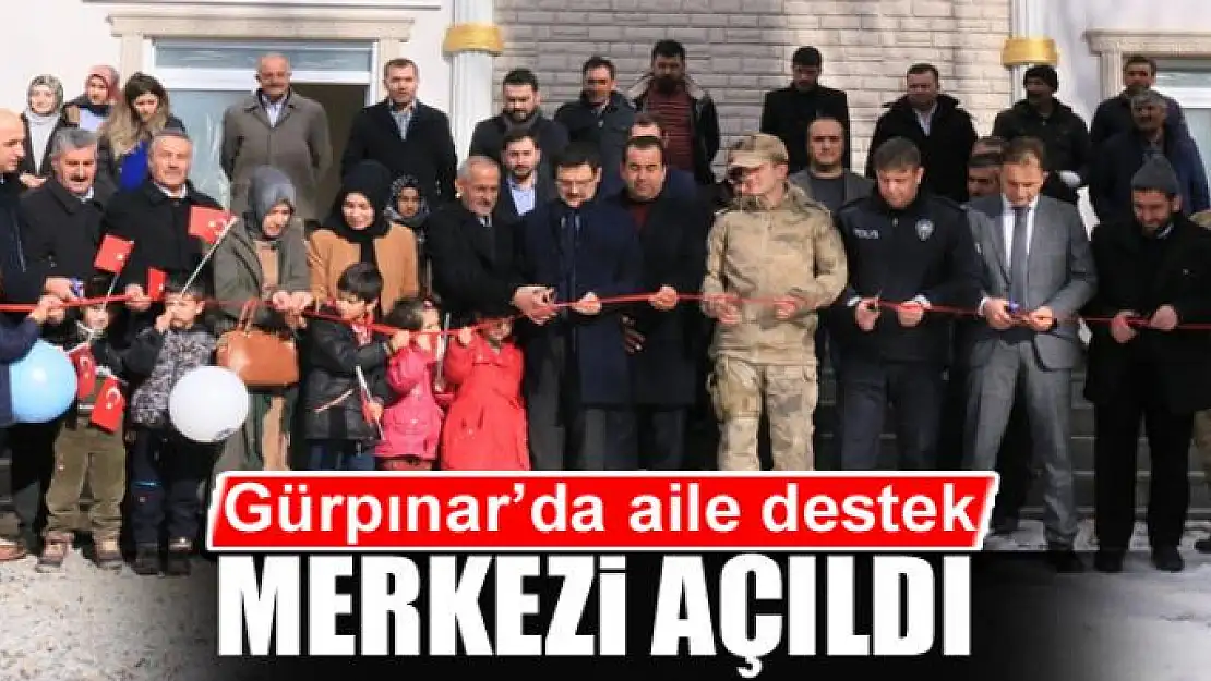 Gürpınar'da aile destek merkezi açıldı