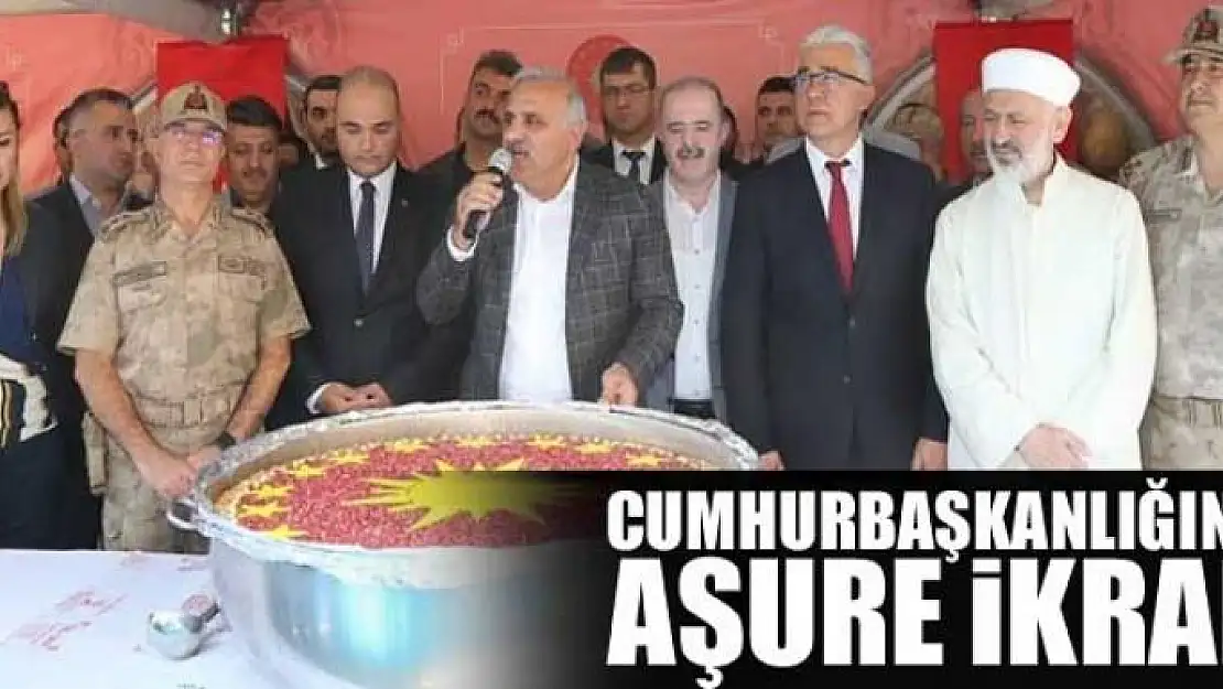 Cumhurbaşkanlığından aşure ikramı