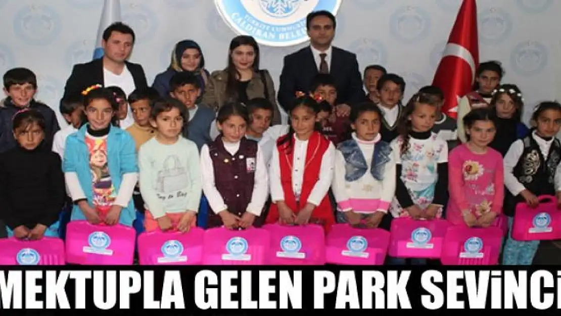 Mektupla gelen park sevinci