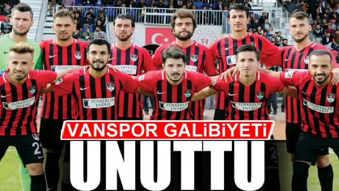 VANSPOR GALİBİYETİ UNUTTU