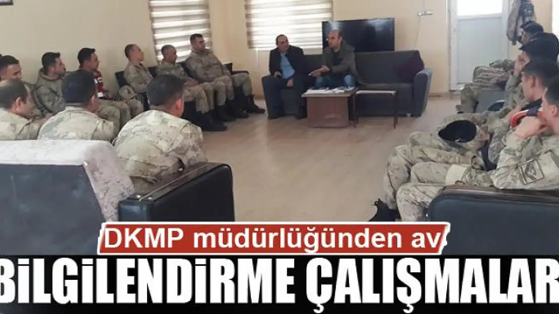 DKMP müdürlüğünden av bilgilendirme çalışmaları