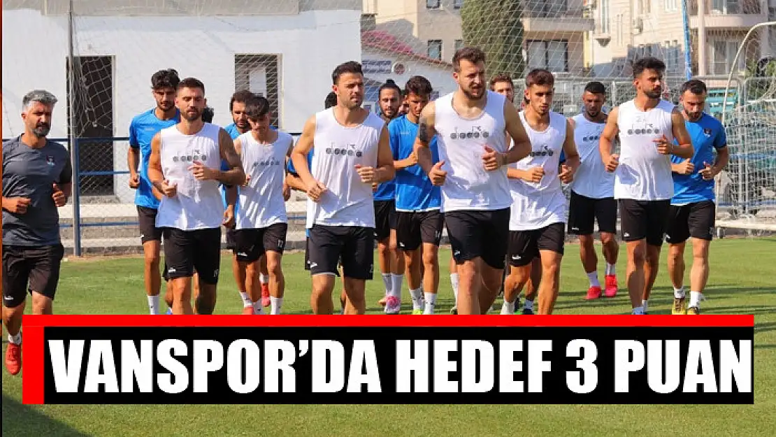 Vanspor'da hedef 3 puan