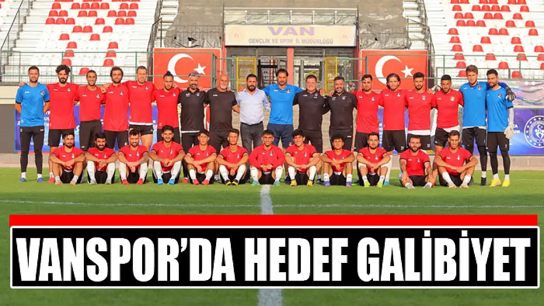 Vanspor'da hedef galibiyet