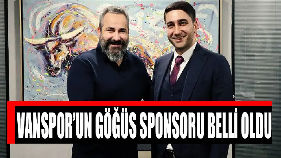 Vanspor'un göğüs sponsoru belli oldu